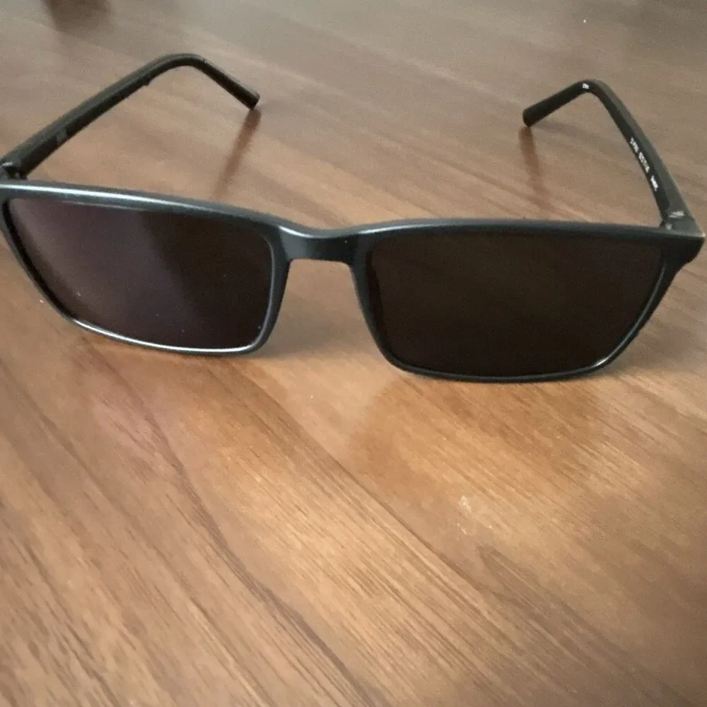 Revel  P1961 Rectangle Sunglasses Black Frame/Black Size 55-17-140 pre owned